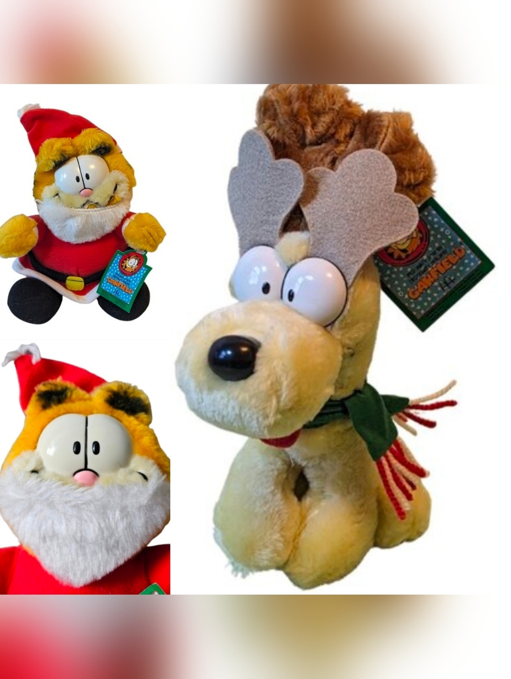1990's Vintage NWT Garfield And Odie Plush